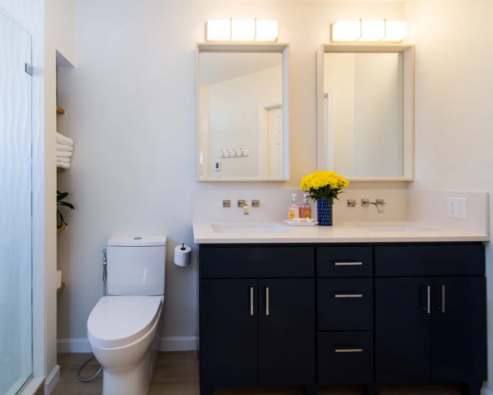 Compact Master Bath by MCM Interior Design - Photo 5