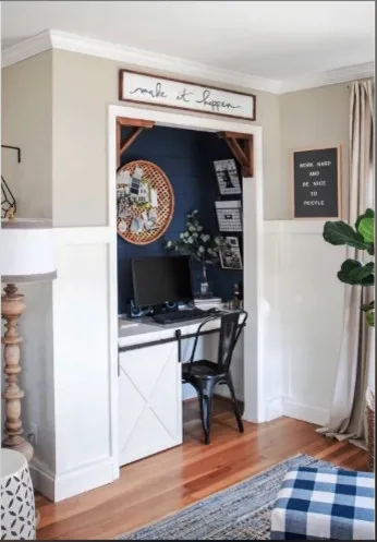 Compact Workspace Design by Sherry Frederick Interior Designs & Co - Photo 4