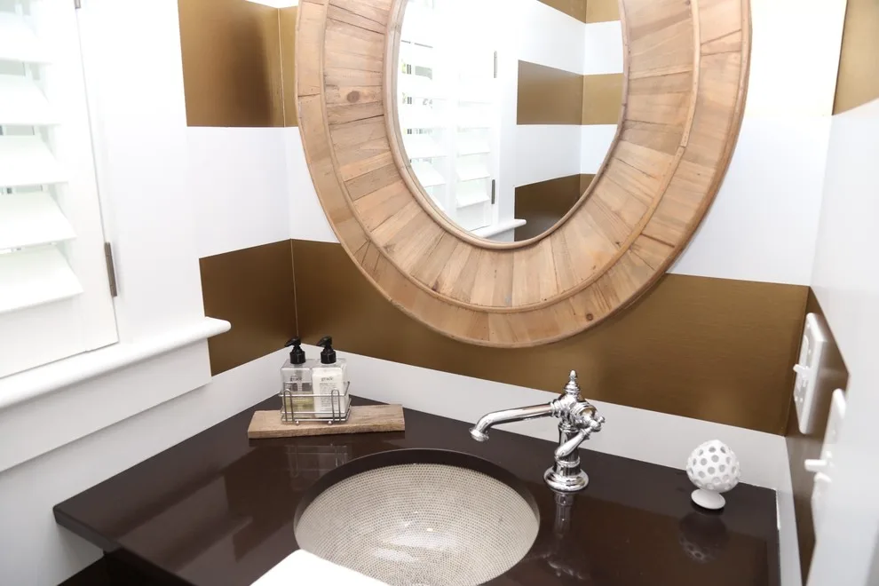 Chic and Compact Powder Room by Life Styled Interior Design - Photo 2