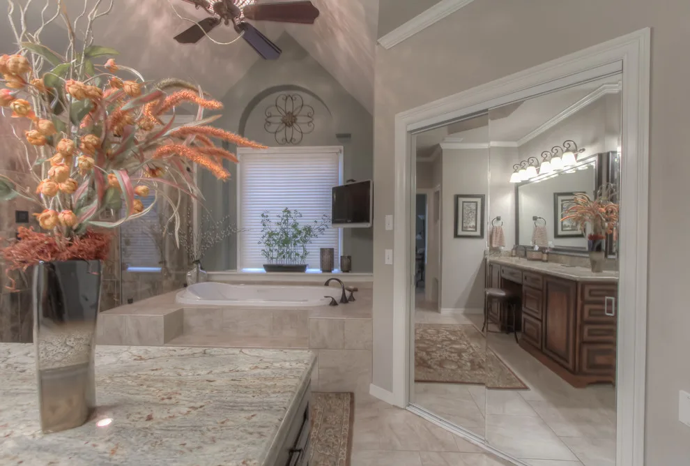 Revamped South Tulsa Elegance with Pond Views by Molly Gerkin Johnston Interior Designer - Photo 7