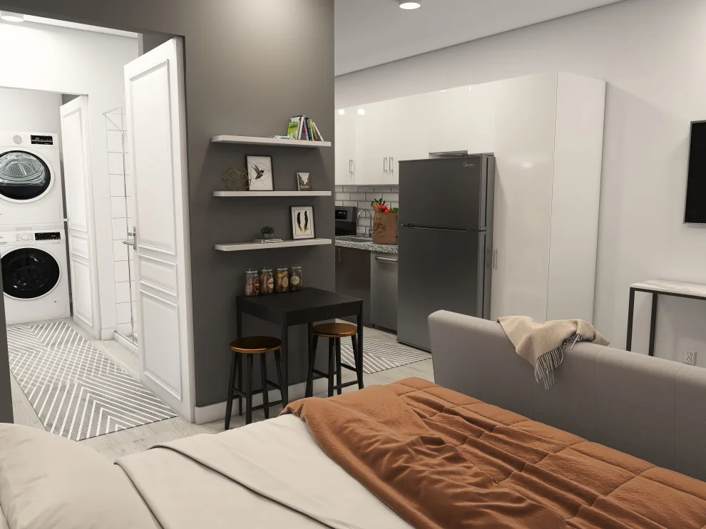 Studio Apartment - 412 Square Feet by 5 Design Interiors By Lexi - Photo 17