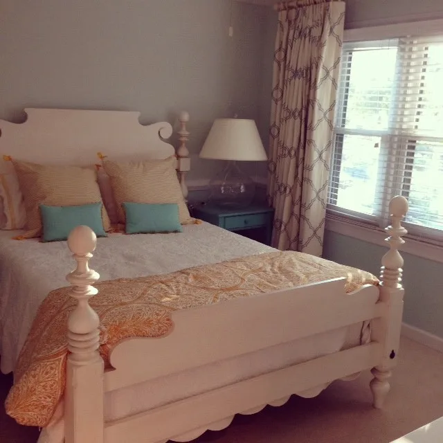 Aqua and Gold Guest Room by Danielle Unser - Photo 4