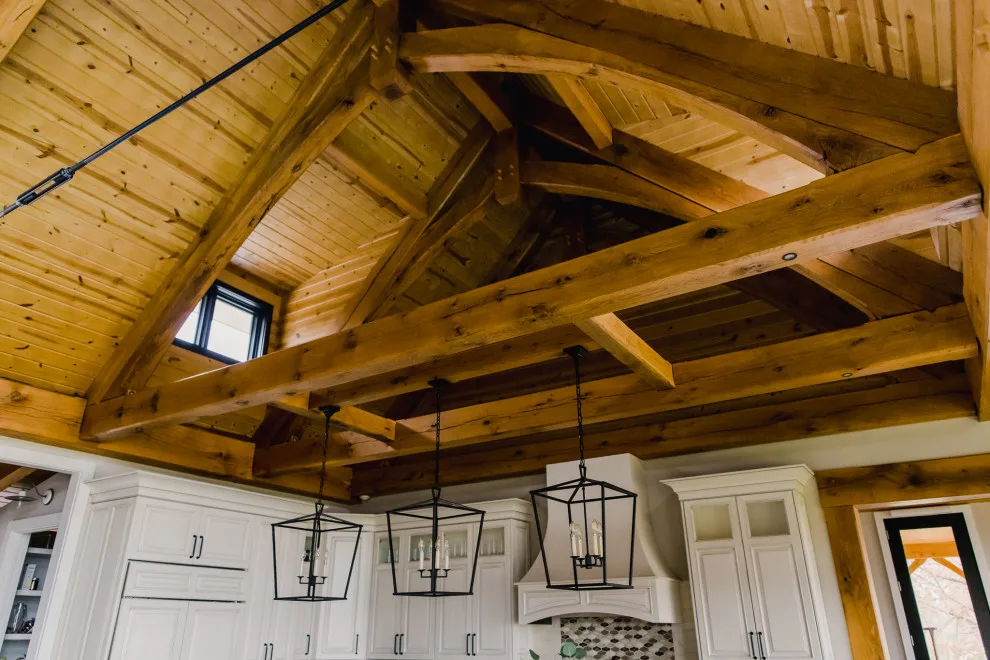 Lakeside Timber Frame Home by Tanya Rynicke Interiors, LLC - Photo 48