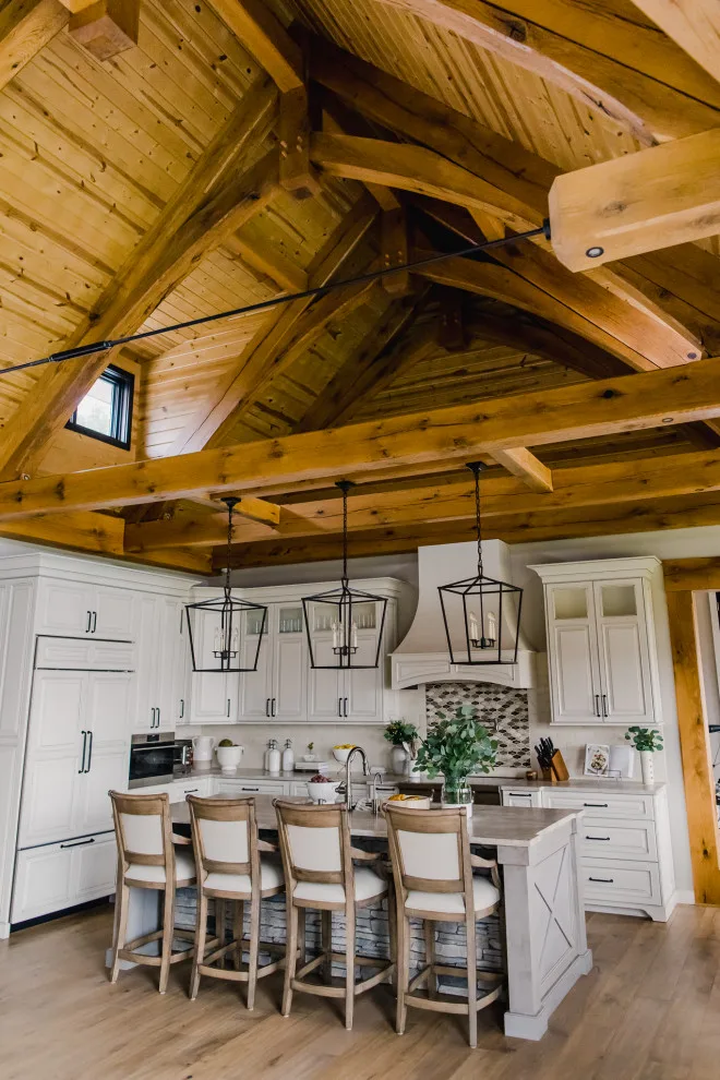 Lakeside Timber Frame Home by Tanya Rynicke Interiors, LLC - Photo 18