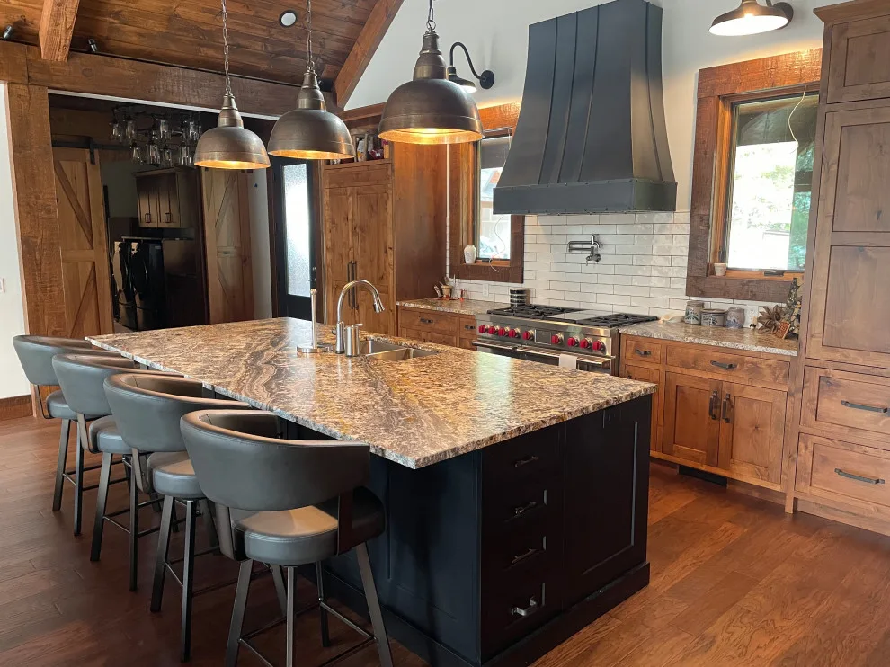 Clamshell Lake Timber Frame by Katie Kottke Interiors - Photo 5