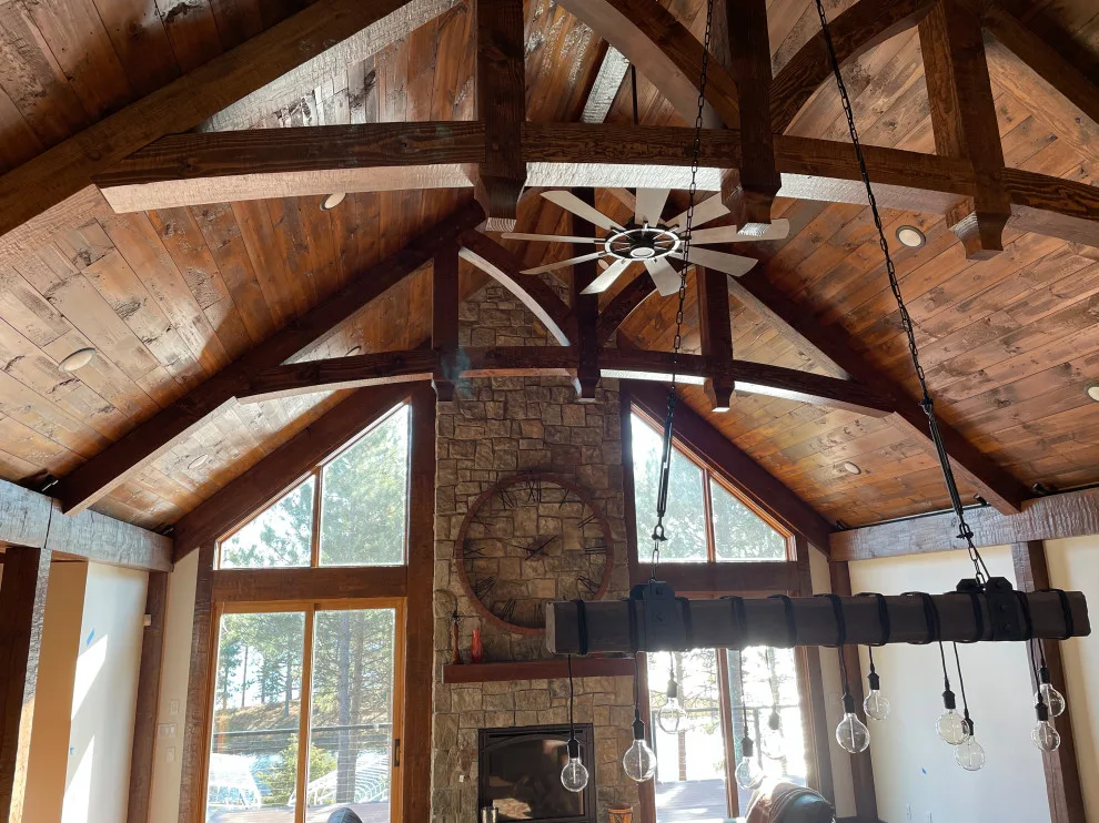 Clamshell Lake Timber Frame by Katie Kottke Interiors - Photo 15