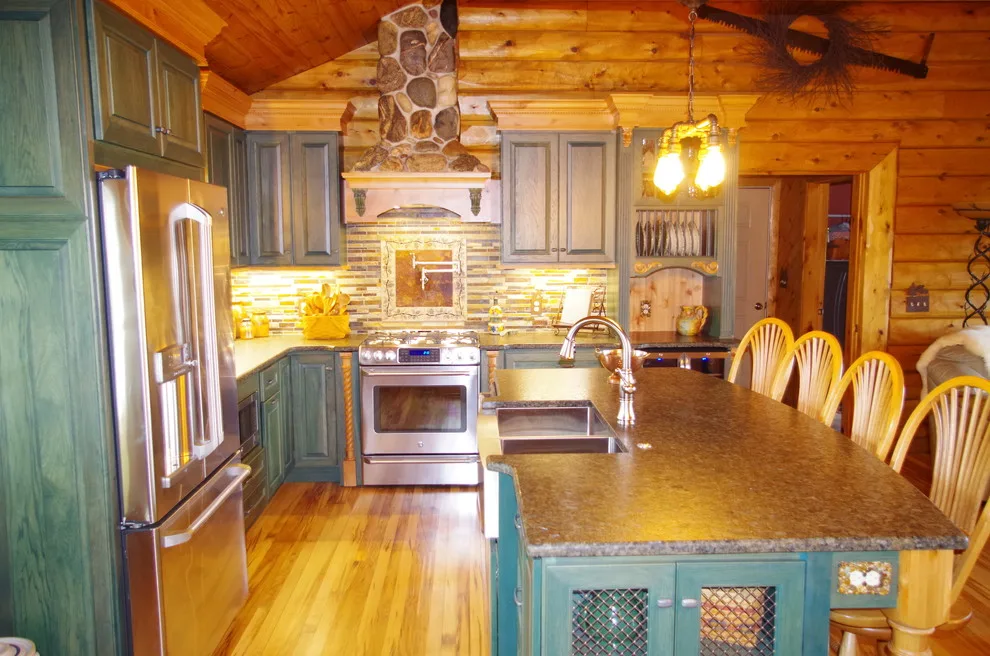 Rustic Log Home with Traditional Touches by By Design EM - Photo 6