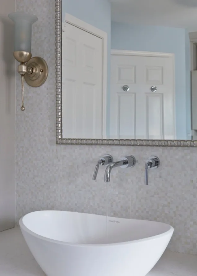 Serene and Acclaimed Modern Master Bathroom by Tina Dann-Fenwick Interiors - Photo 8