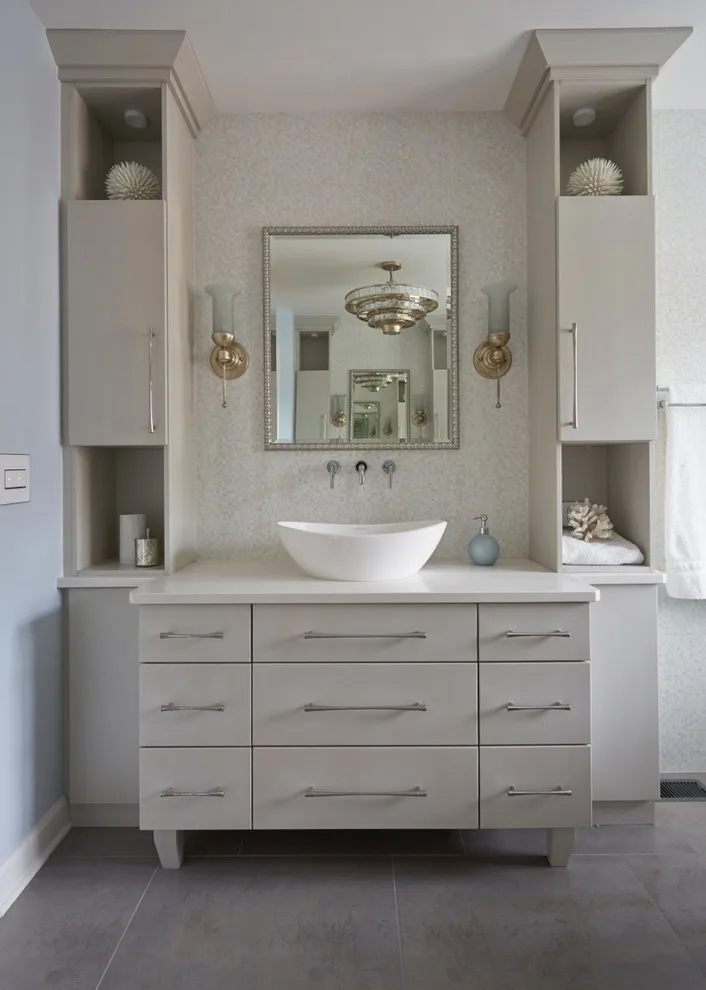 Serene and Acclaimed Modern Master Bathroom by Tina Dann-Fenwick Interiors - Photo 5