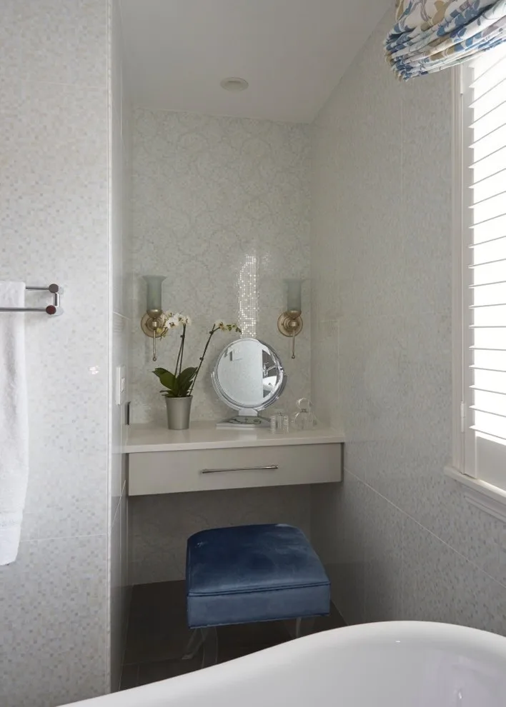 Serene and Acclaimed Modern Master Bathroom by Tina Dann-Fenwick Interiors - Photo 3