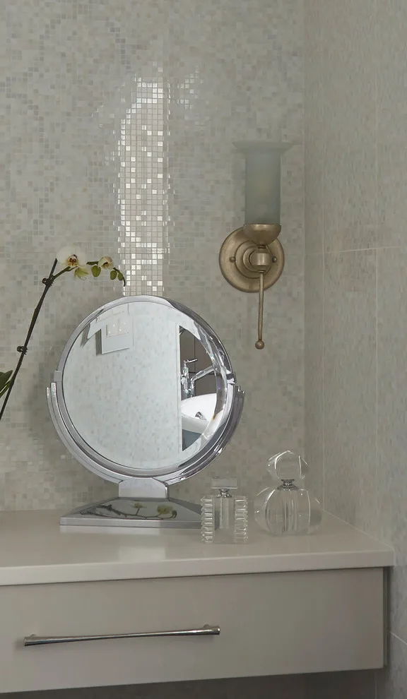 Serene and Acclaimed Modern Master Bathroom by Tina Dann-Fenwick Interiors - Photo 7