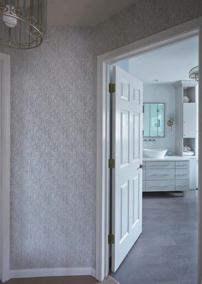 Serene and Acclaimed Modern Master Bathroom by Tina Dann-Fenwick Interiors - Photo 4