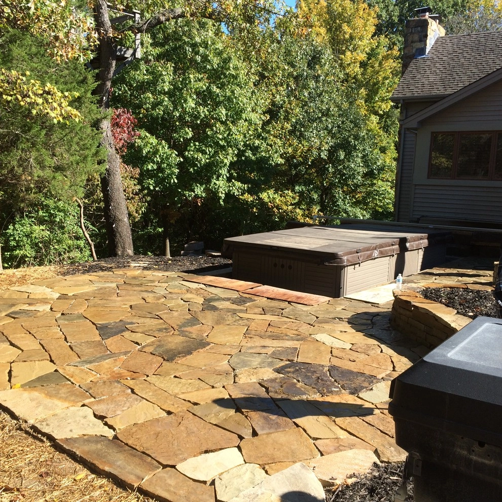 New swim spa and patio area by Rex Rieger Landscaping - Photo 6