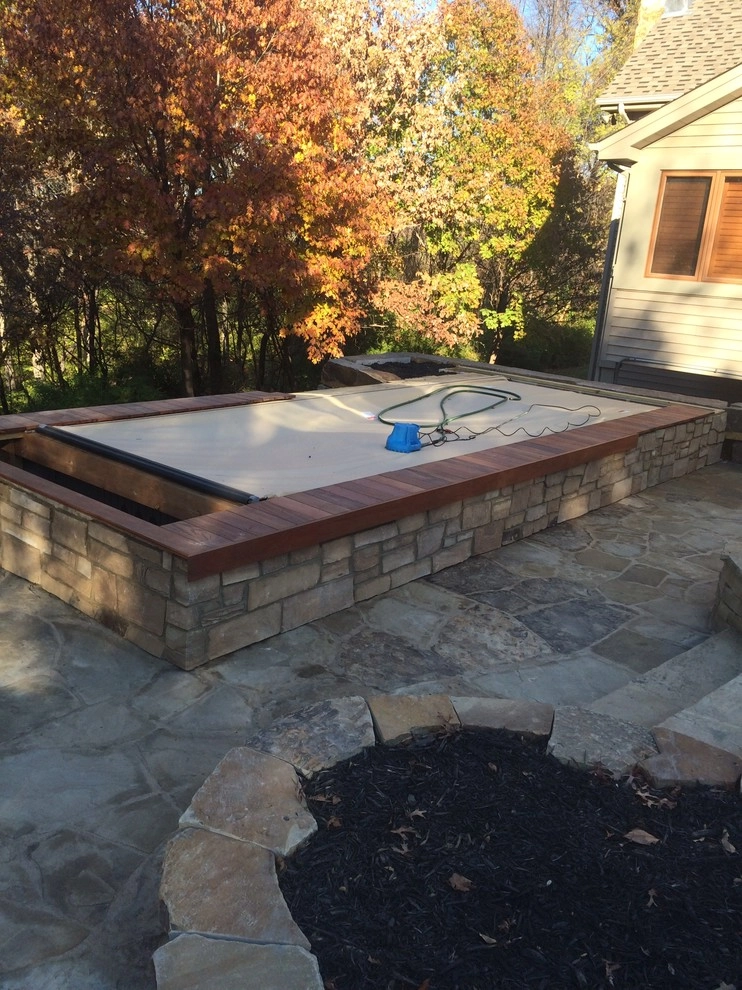 New swim spa and patio area by Rex Rieger Landscaping - Photo 12