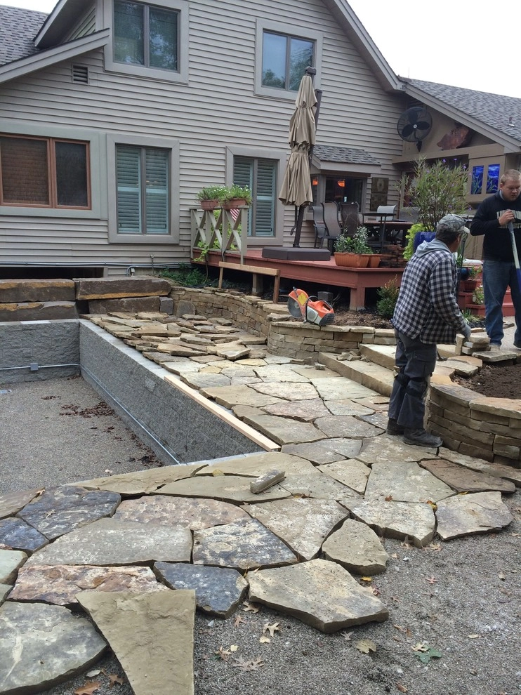 New swim spa and patio area by Rex Rieger Landscaping - Photo 8