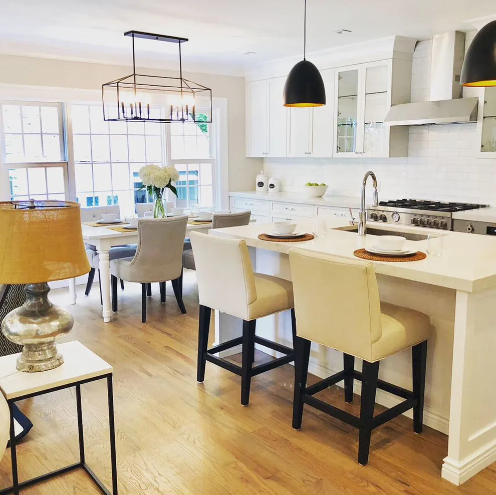 Transitional White Kitchen Style by DLT Interiors-Debbie Travin - Photo 4