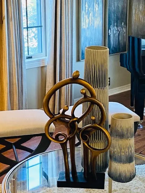 Transitional Lounge Area by Melanie Leeds Design - Photo 7