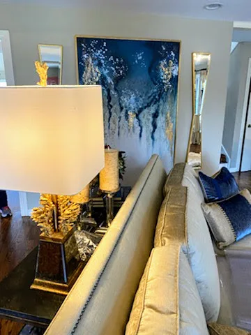 Transitional Lounge Area by Melanie Leeds Design - Photo 6