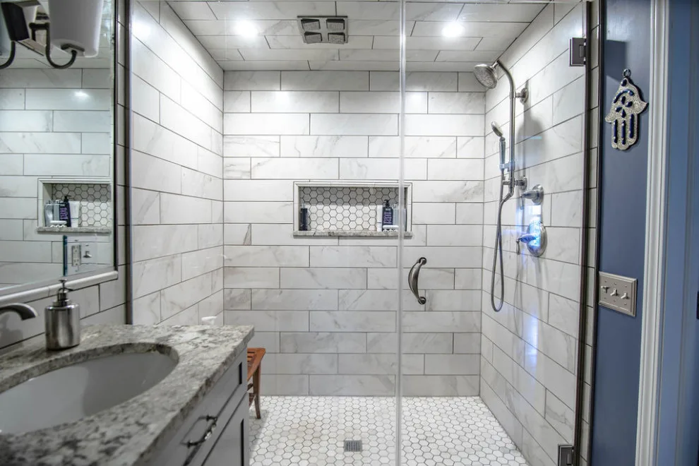 Compact bathroom, significant makeover by Inspired Space Design, LLC - Photo 6