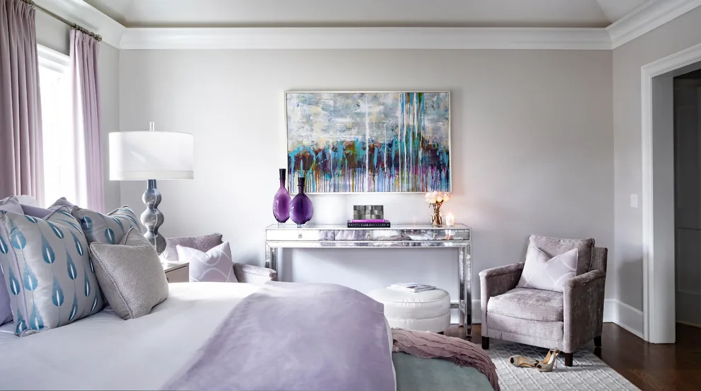 Master Bedroom Design for Transitioning Spaces by DLT Interiors-Debbie Travin - Photo 12