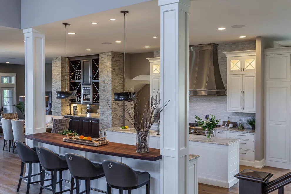 Transitional Renovation by Gallery Interiors And Rockford Kitchen Design - Photo 9