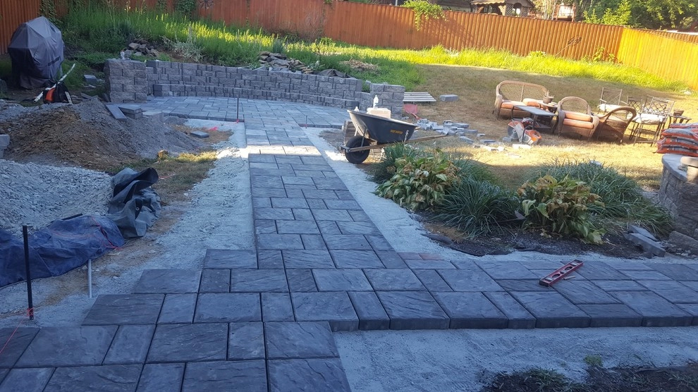 Stone Patio by RH Hilarios Landscaping LLC - Photo 8