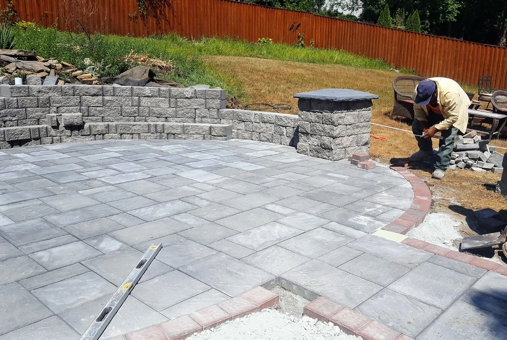 Stone Patio by RH Hilarios Landscaping LLC - Photo 5