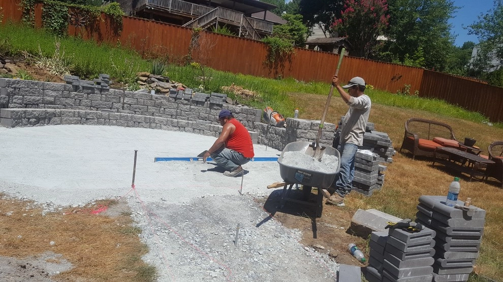 Stone Patio by RH Hilarios Landscaping LLC - Photo 12
