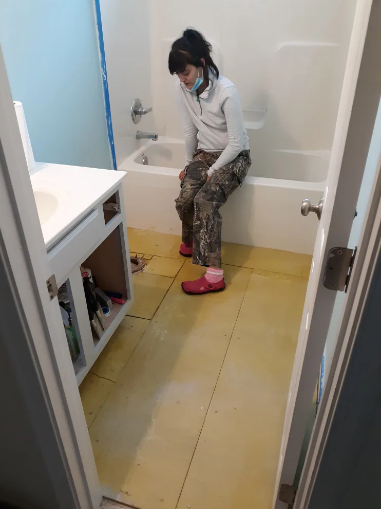 Restroom Renovation by Down-home Family Construction LLC - Photo 3