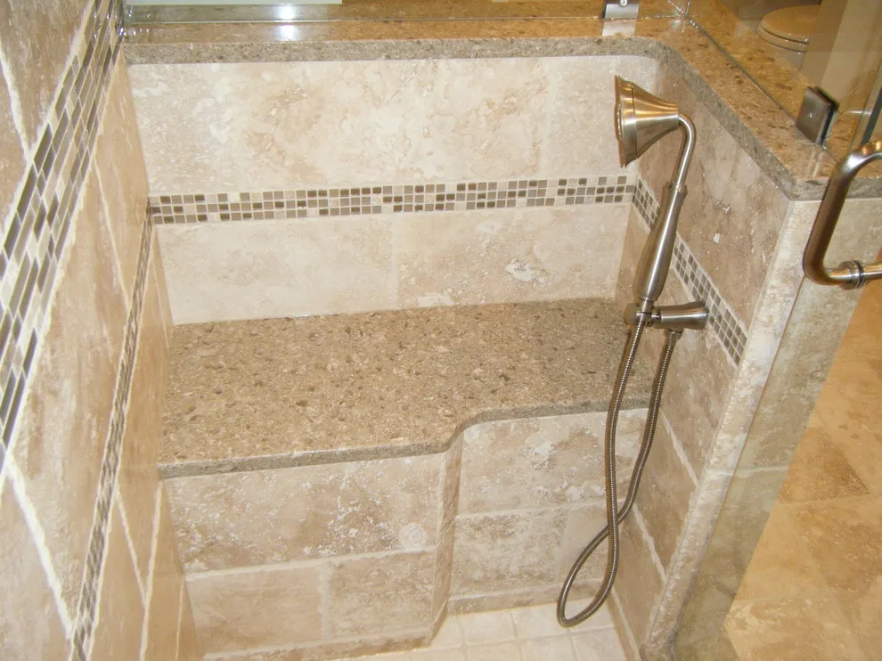 Masterbath in Travertine by Home Maintenance Solution, Inc. - Photo 10