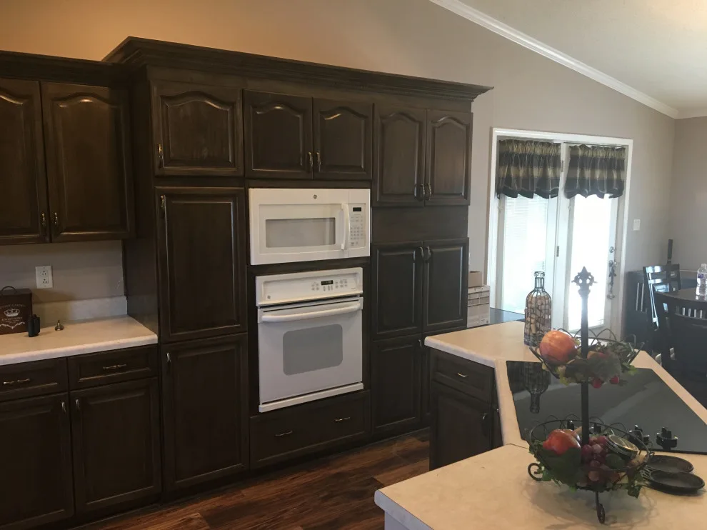 Crown Molding Installation and Kitchen Cabinet Distressing by Kiger Custom Creations - Photo 11