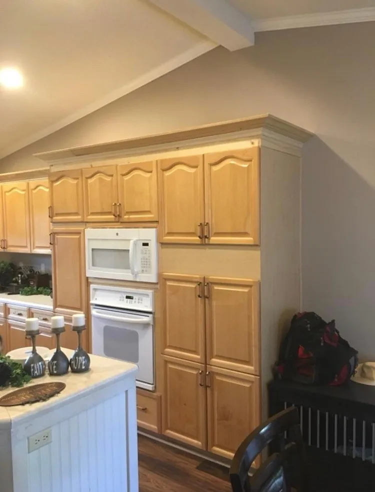 Crown Molding Installation and Kitchen Cabinet Distressing by Kiger Custom Creations - Photo 10