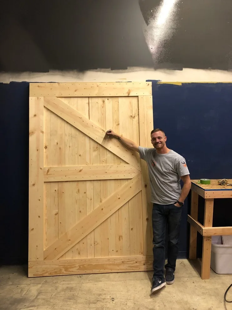 Bespoke wooden sliding door by Handyman Hero - Photo 4