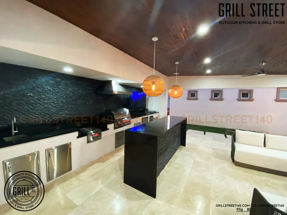 Modern Kitchen by Grill Street Outdoor Kitchen And Backyards - Photo 6