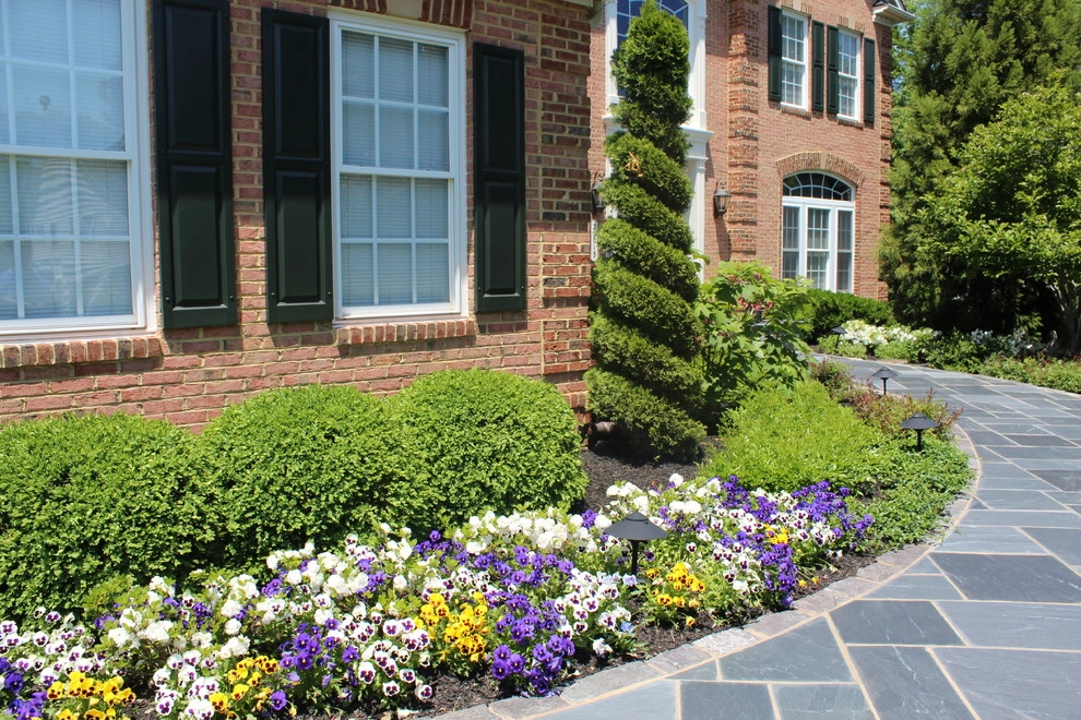 Stone walkway with landscaping - Ashburn, VA by Rock Water Farm - Photo 3