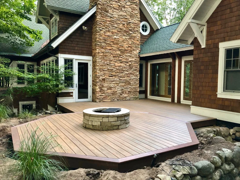 Deck with Fire Pit by Renew It Decks - Photo 3