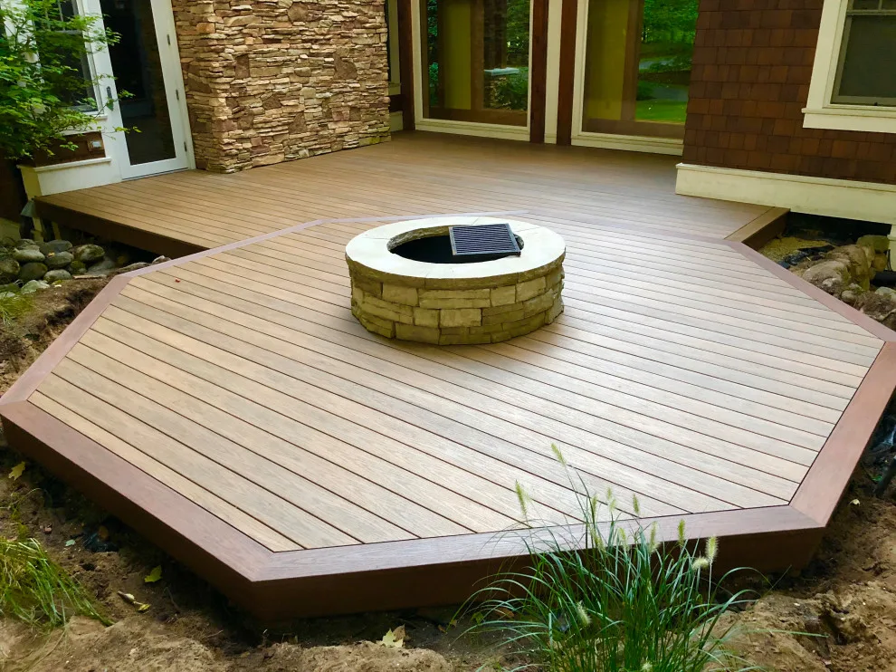 Deck with Fire Pit by Renew It Decks - Photo 6