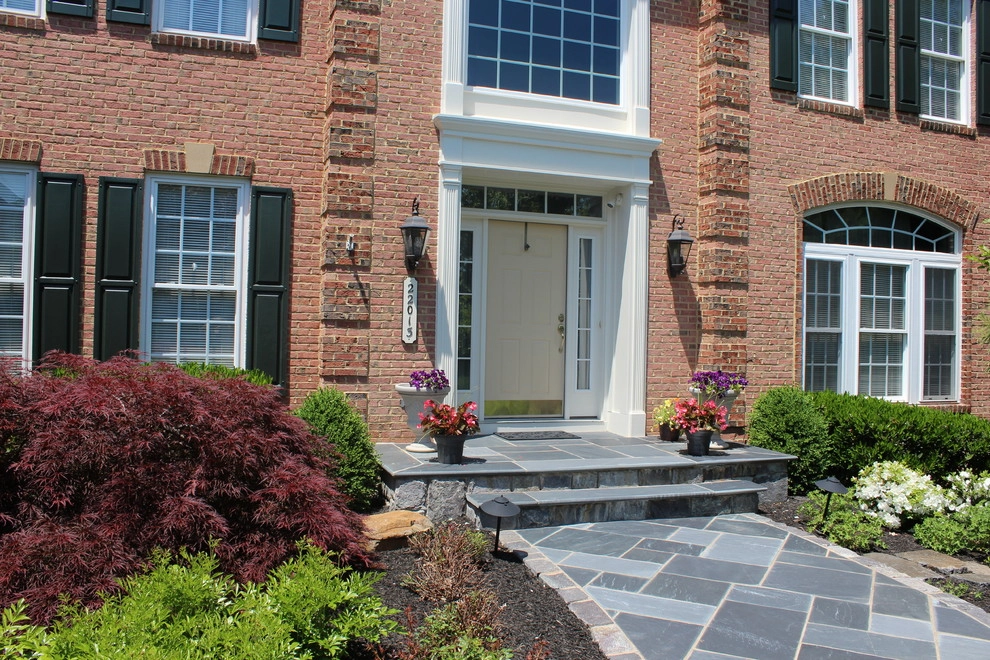 Stone walkway with landscaping - Ashburn, VA by Rock Water Farm - Photo 4