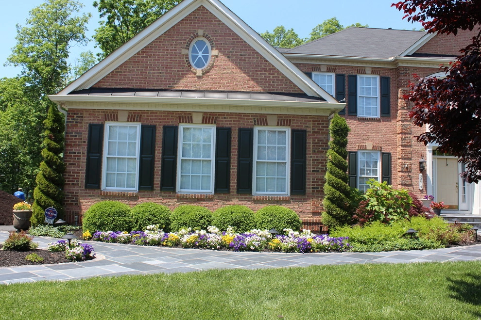 Stone walkway with landscaping - Ashburn, VA by Rock Water Farm - Photo 7
