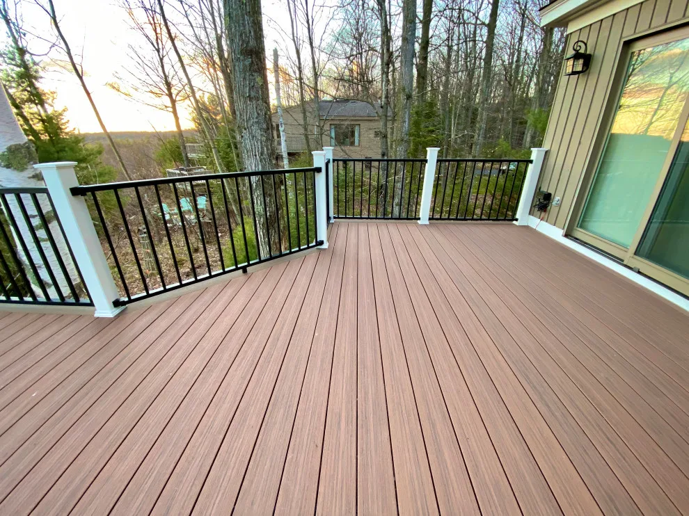 Beautiful Trex Signature Railing and Lighting Decorators Deck by Renew It Decks - Photo 5