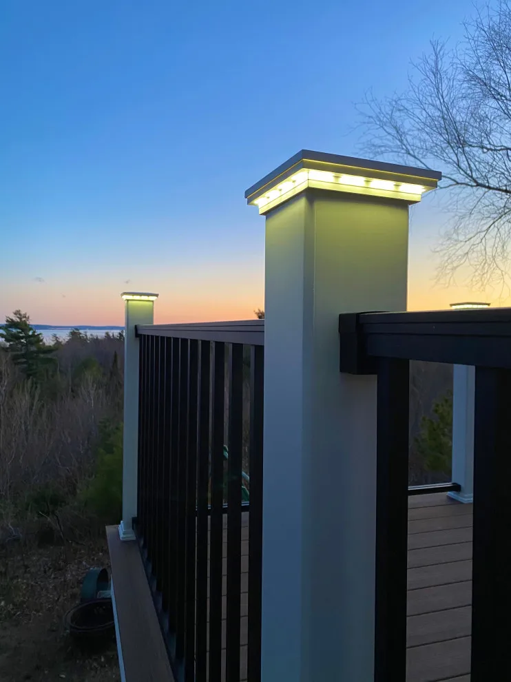 Beautiful Trex Signature Railing and Lighting Decorators Deck by Renew It Decks - Photo 8
