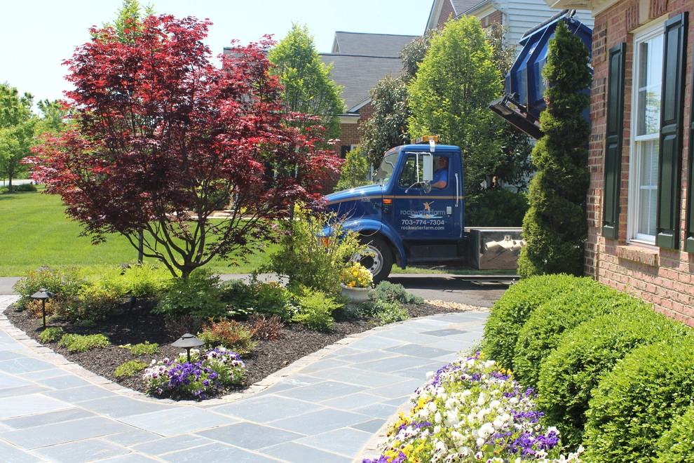 Stone walkway with landscaping - Ashburn, VA by Rock Water Farm - Photo 8
