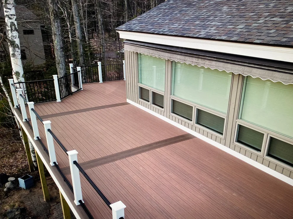 Beautiful Trex Signature Railing and Lighting Decorators Deck by Renew It Decks - Photo 4