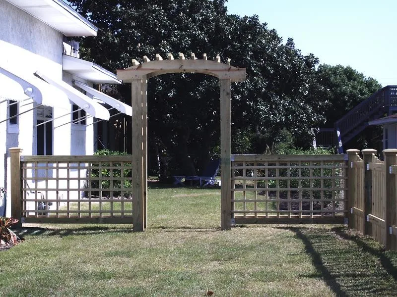 Personalized White Arbor and Trellis by Signature Decks & Fences - Photo 3