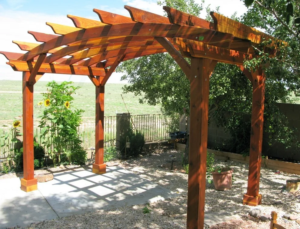 Curved Pergolas by Forever Redwood - Photo 7