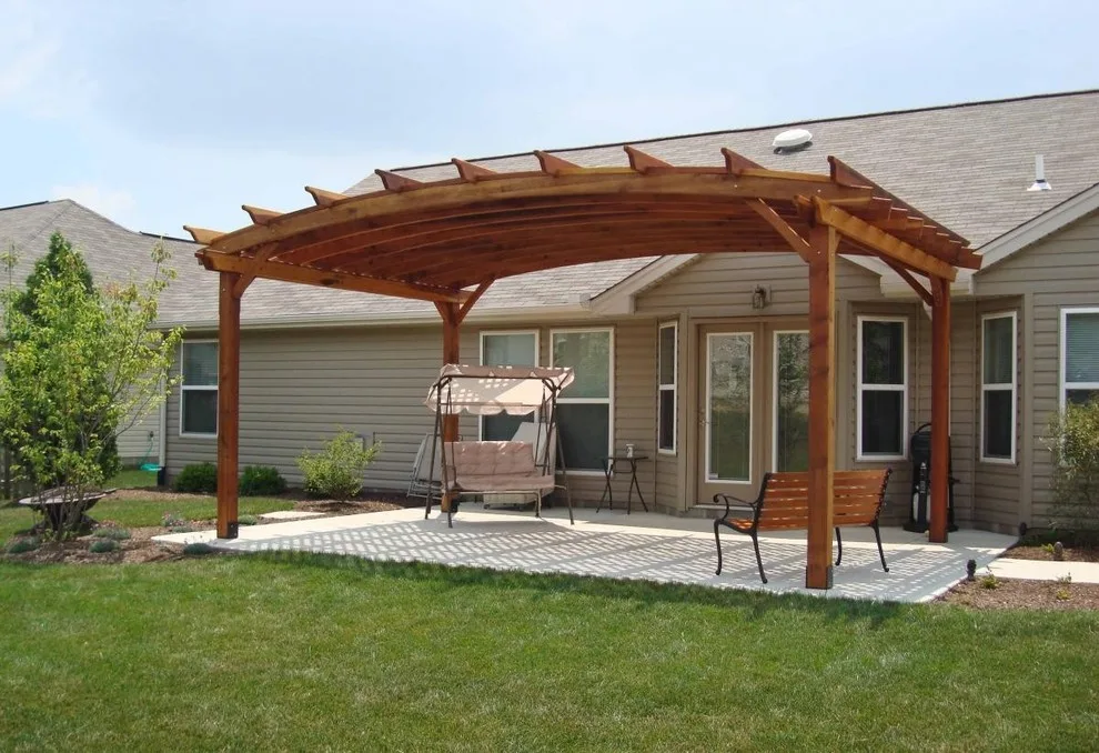 Curved Pergolas by Forever Redwood - Photo 22