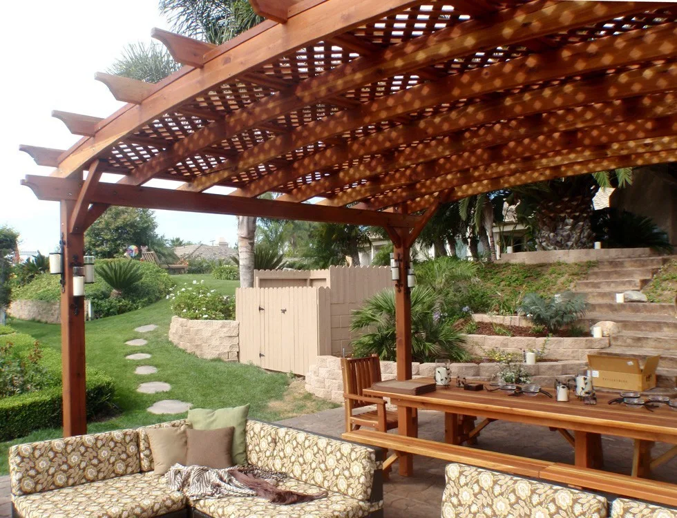 Curved Pergolas by Forever Redwood - Photo 24