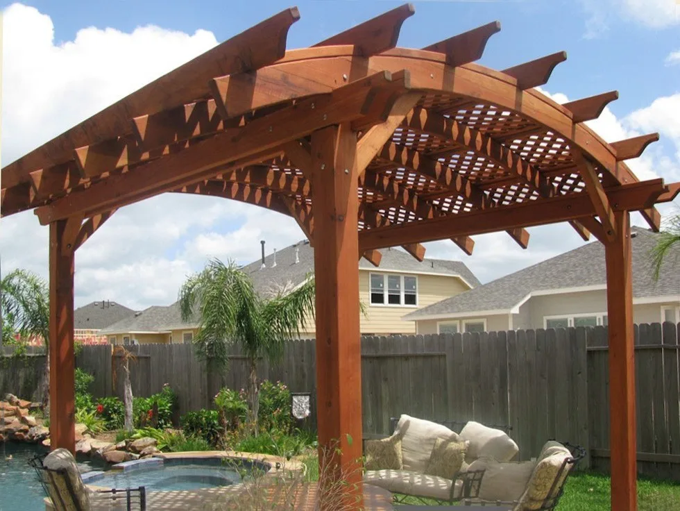 Curved Pergolas by Forever Redwood - Photo 15