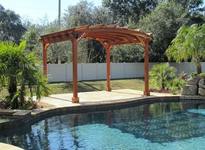 Curved Pergolas by Forever Redwood - Photo 21