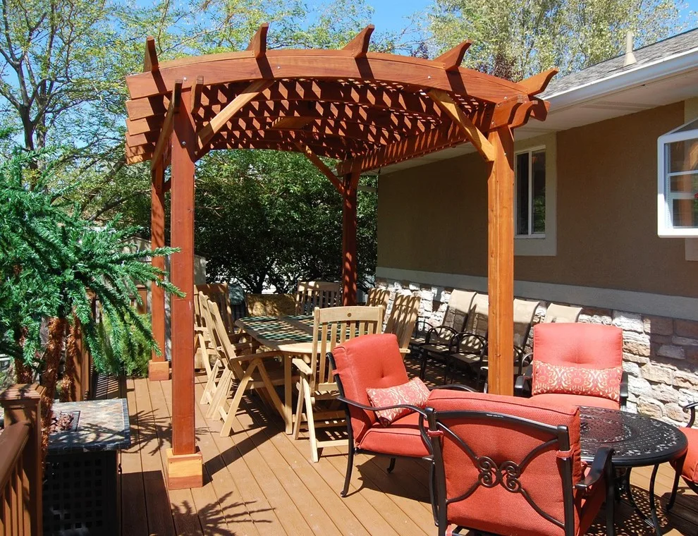 Curved Pergolas by Forever Redwood - Photo 4
